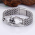Totenkopf armband chain panzerkette edelstahl bracelet skull